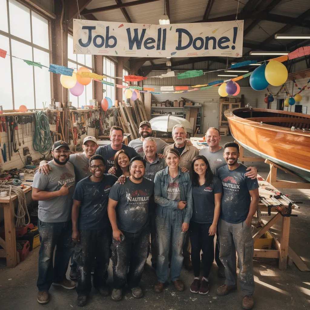 Procesa attēls, kurā redzams, kā tiek veikts stiklašķiedras remonts.